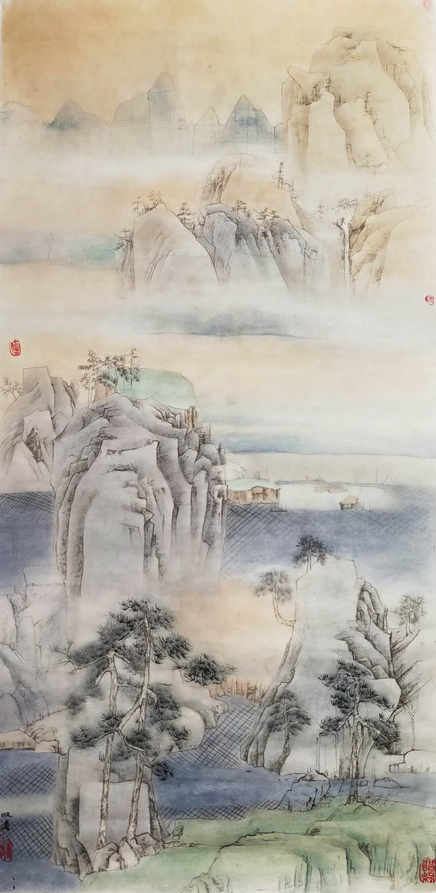 《梦》画种： 山水画  姓名：宋艳  指导老师：赵震 尺寸：67×137cm.jpg